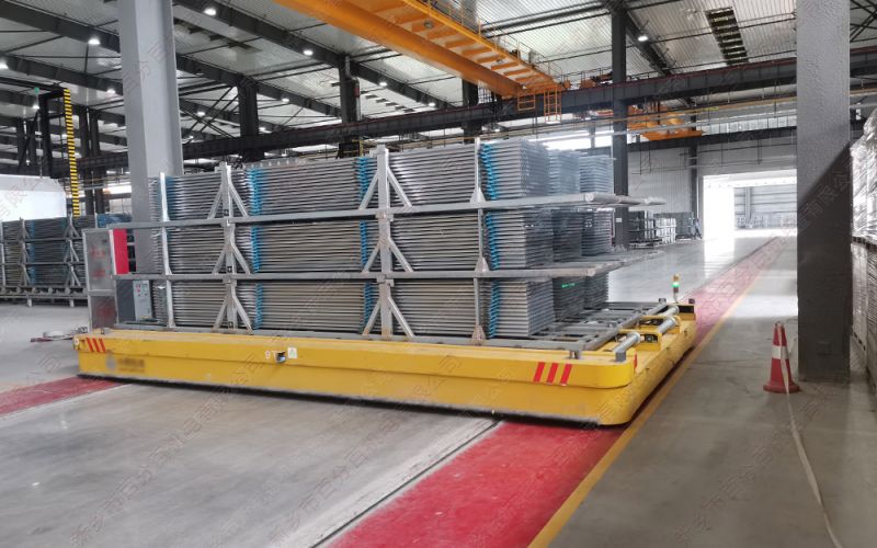 重載RGV小車采用鏈條輸送和滾輪輸送的優(yōu)勢