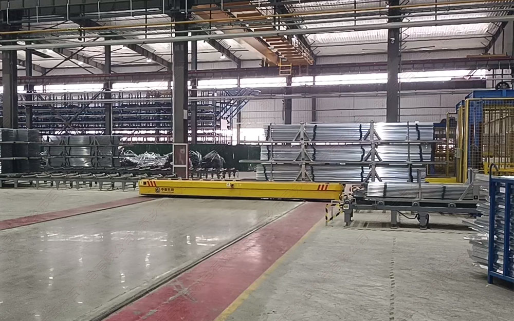 RGV小車比AGV小車更能適應冷軋鋼管生產(chǎn)線工況